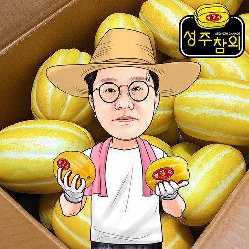 당일 수확한 고당도 성주 꿀 참외 산지직송