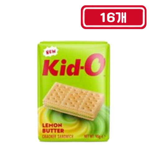 키도 레몬 버터향 크래커, 16개, 90g