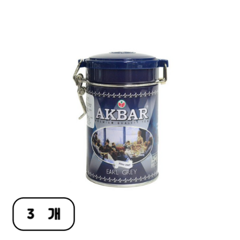 아크바 얼그레이 홍차 100g, 100g, 3개
