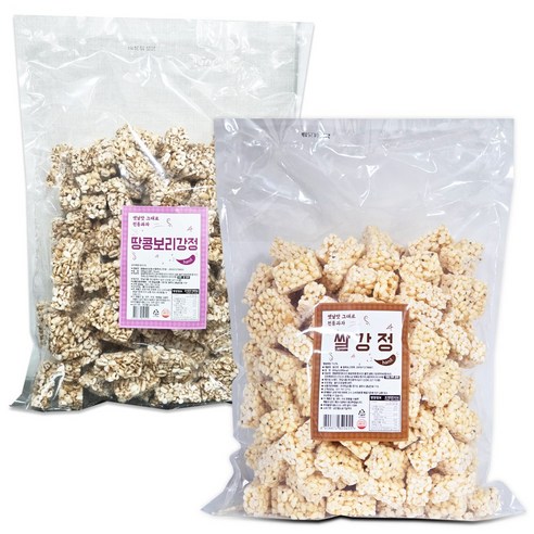 한일 땅콩보리강정900g + 쌀강정 900g 총2개