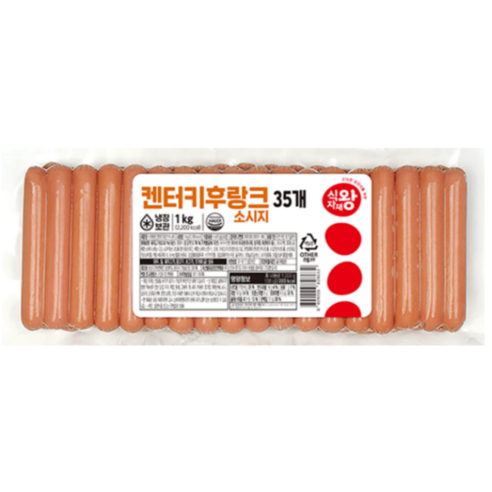 바이오푸드몰_식자재왕 켄터키 후랑크 소시지 1kg