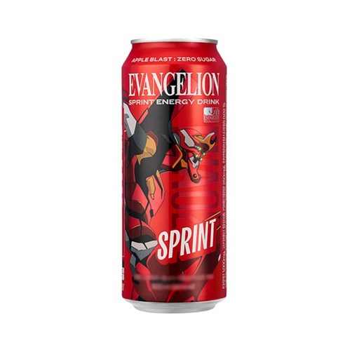 에반게리온 스프린트에너지드링크 애플블라스트제로 500ml x 10개, 500ml, 10개