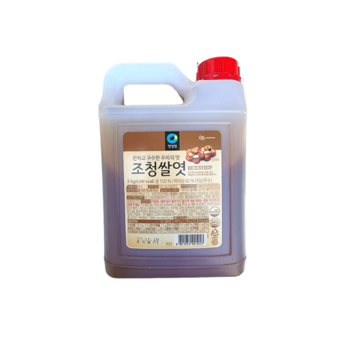청정원 조청쌀엿 20kg, 3kg, 1개