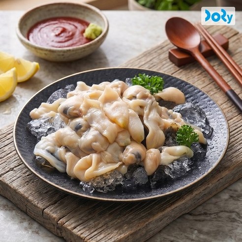 맛도리 [맛도리] 국내산 별미 손질 우럭조개살 300g 대왕조개 왕우럭조개 코끼리조개