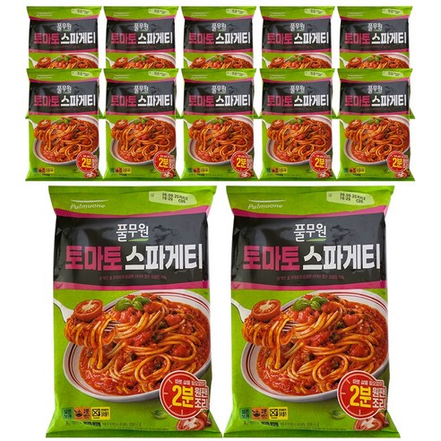 풀무원 토마토 스파게티 (2인), 12개, 460g
