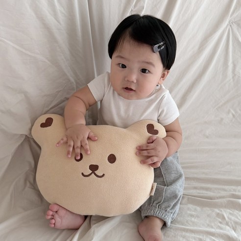 돗투돗 동물친구들 얼굴 쿠션 인형, 1개, 돗꼼, 26cm