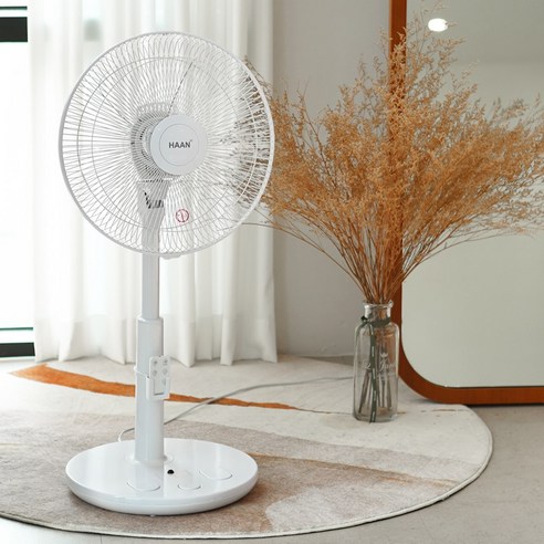한경희생활과학 초미세풍 발터치 리모컨 선풍기