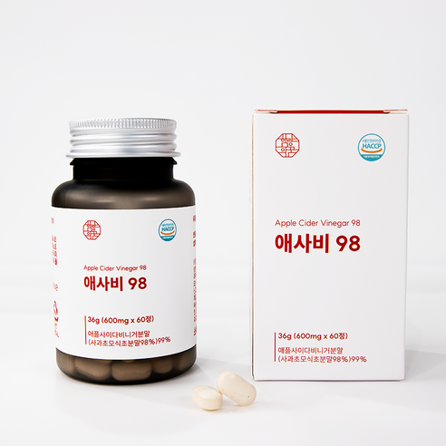 함량의꿈 카보산 애사비 애플 사이다 비니거 98% 알약 정