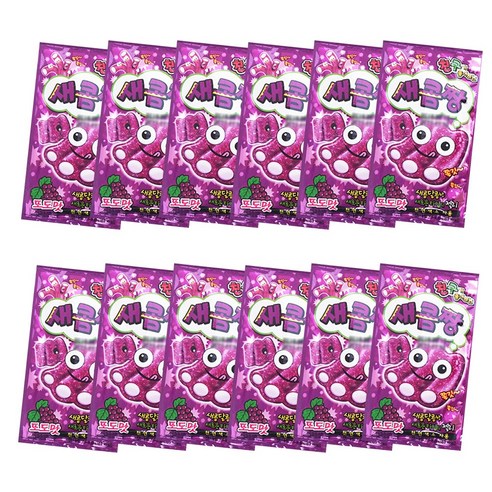 새콤짱 포도맛 젤리 35g x 12개, 35g, 12개