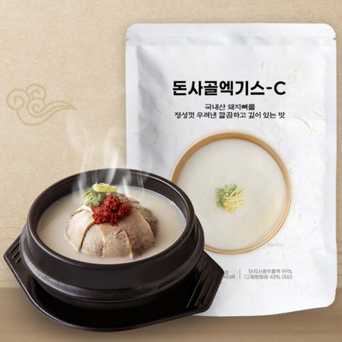 새마원 국내산 돈사골 엑기스-C 1kg 돈골 돼지 순대국 농축액 육수, 1kg, 1개