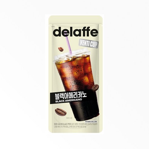 델라페 블랙아메리카노 파우치 500ml x 5개