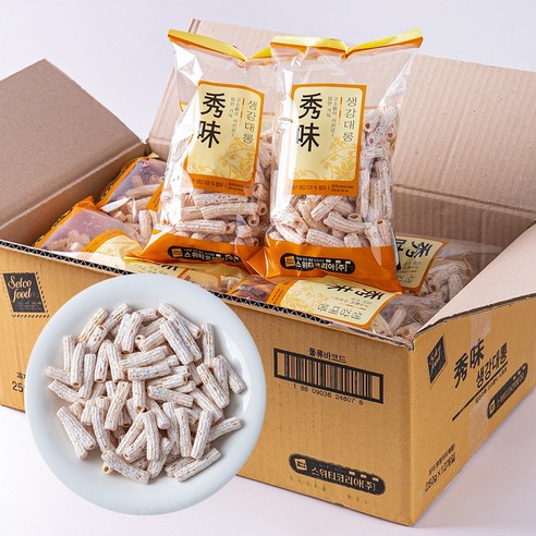 삼천리 생강대롱 250g 12입, 250g, 12개