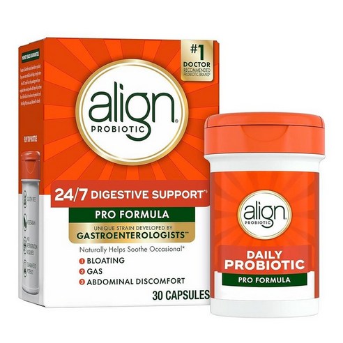 Align Probiotic, Pro Formula, 여성 및 남성용 프로바이오틱스, 소화 건강을 위한 프로바이오틱스, 남성 및 여성용 프로바이오틱 캡슐은 간헐적인 팽만감 및