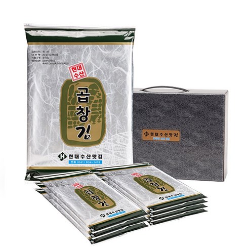 현대수산맛김 보령 대천김 곱창김