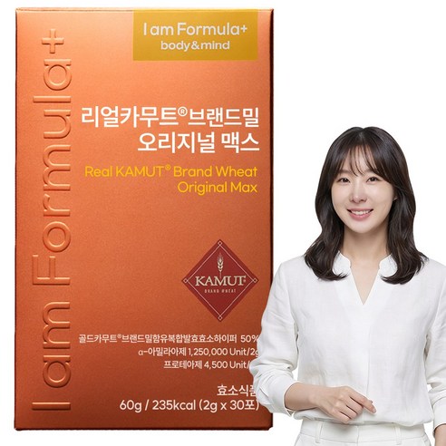 리얼 골드 카무트효소 브랜드밀 식약청인증 오리지널 맥스 아이엠포뮬러, 1개, 30회분