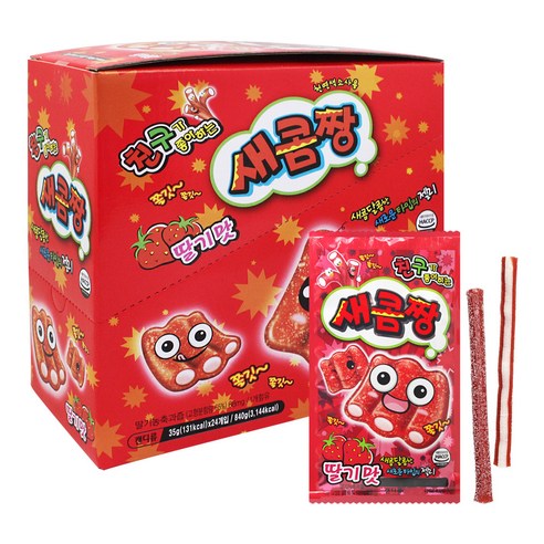 새콤짱 딸기맛 BOX (35gx24개), 840g, 1박스