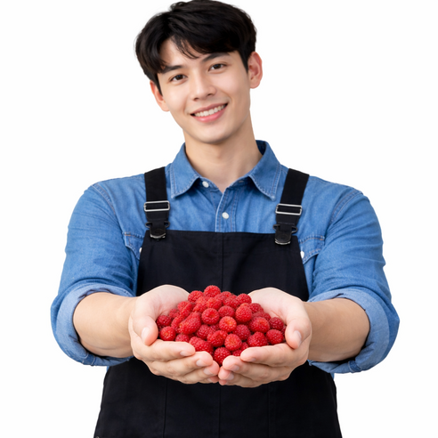 (당일수확) 노씨고집 경남 김해 생 산딸기, 2개, 250g