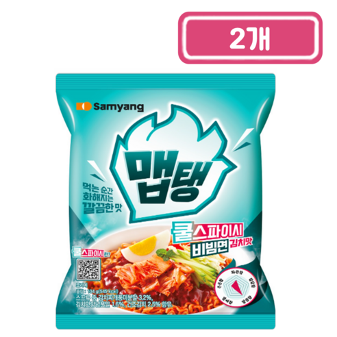 맵탱 쿨스파이시 비빔면 김치맛 134g
