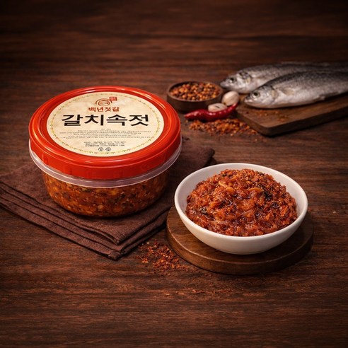 백년젓갈 갈치속젓 / 국내산 / 국내제조 / 프리미엄 / 저염 / 추천 / 400g / 500g / 600g / 1kg, 400g, 1개