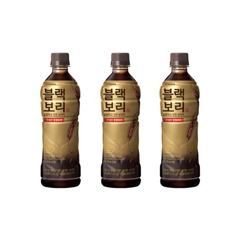 하이트진로 블랙보리 음료, 340ml, 15개