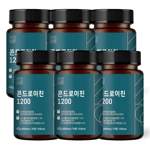 자연바름 콘드로이친 1200 상어 연골 칼슘 분말 가루 정