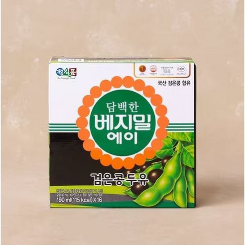 베지밀 담백한 검은콩A 190ml 16개입, 190ml, 16개