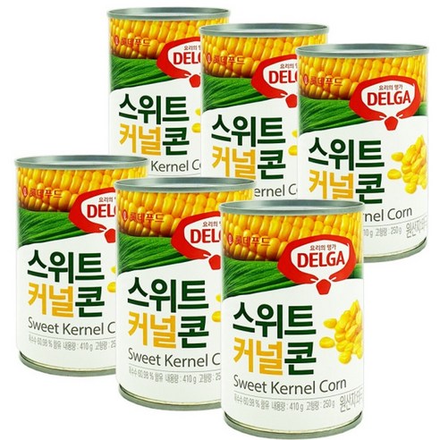 롯데 스위트콘 410g 6개, 410g, 6개