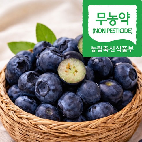 [프리미엄] 국산 무농약 생 블루베리 수지블루 생과 200g, 300g, 400g, 500g