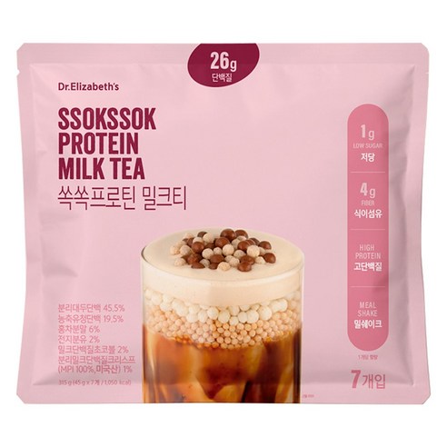닥터엘리자베스 쏙쏙프로틴 밀크티 고단백 저당 식사대용 쉐이크