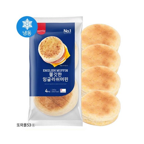 삼립식품 삼립 냉동 쫄깃한 잉글리쉬 머핀 10봉