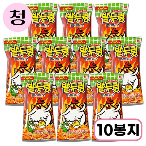 밭두렁 불닭볶음맛 추억의 옥수수 과자 신상 옥수수스낵 콘