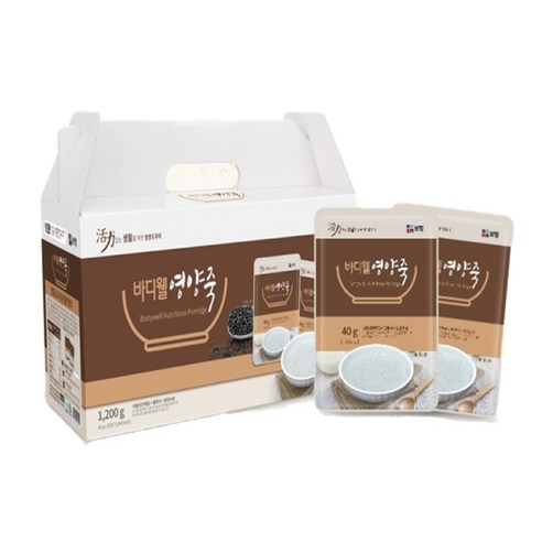보령 바디웰 영양죽 40g x 30포, 환자영양식, 식사대용