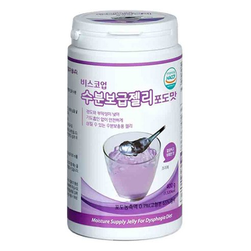 비스코업 수분보급젤리 포도맛 연하식