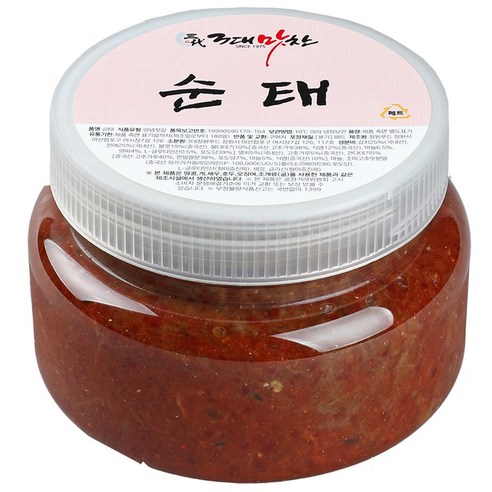 세장원 3대맛찬 쌈젓 순태 칼치속젓, 1kg, 1개