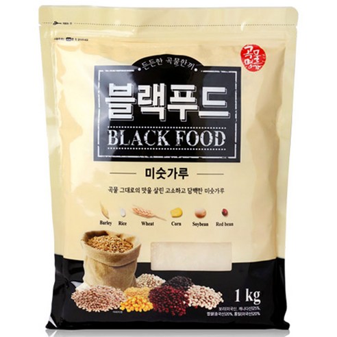 곡물명가 블랙푸드 미숫가루 1kg