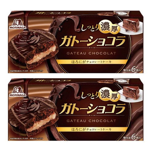 모리나가 가토쇼콜라186g 2개 초코파이 케익 어린이간식