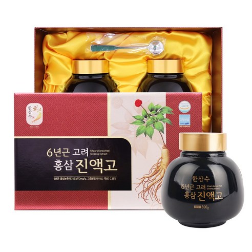 한삼수 6년근 고려홍삼진액고 500g X 2병