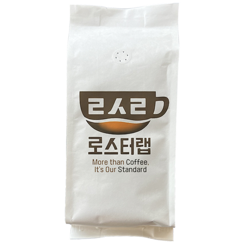 [당일 특가] 로스터랩 산미없는 커피 원두 대용량 홀빈 가성비, 1kg, 1개, 홀빈(분쇄안함)