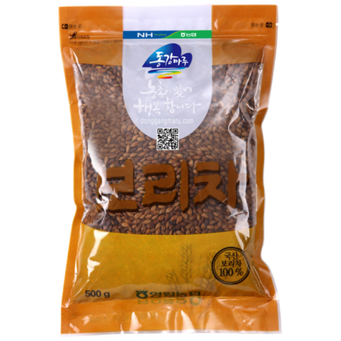 영월농협 동강마루 국산 보리차, 3개, 500g, 1개입