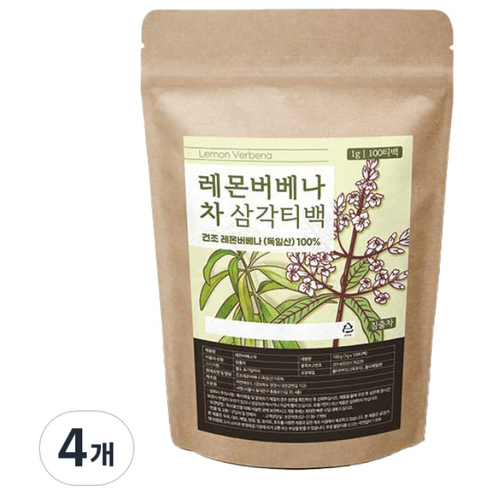 조은약초 레몬버베나 차, 1g, 100개입, 4개