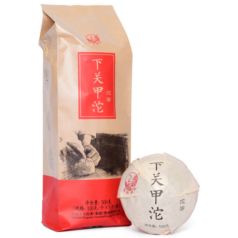 하관차창 보이차 2019년 편장하관갑타 생 500g 1관 (100g x 5)
