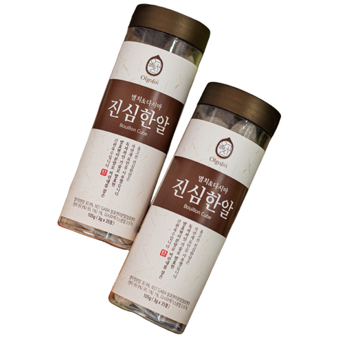 올고진 고체 육수 진심한알 35정