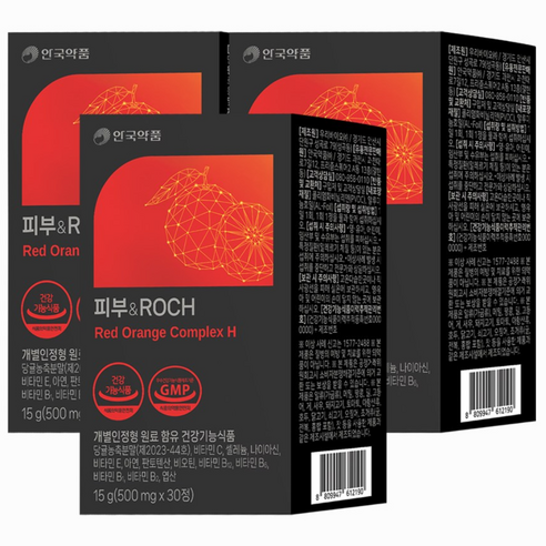 안국약품 피부&ROCH, 30정, 3개