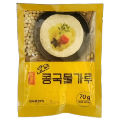 (일회용미니 소포장) 할매손 맛있는 콩국물가루70g  건강한 여름나기 여름별미 콩국수