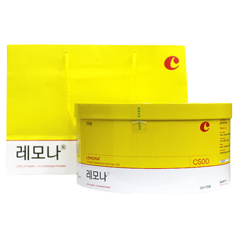 경남제약 레모나산 2g 120포 쇼핑백포함 비타민C, 240g, 1개