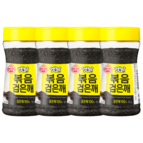 오뚜기 옛날 볶음 검은깨, 120g, 4개