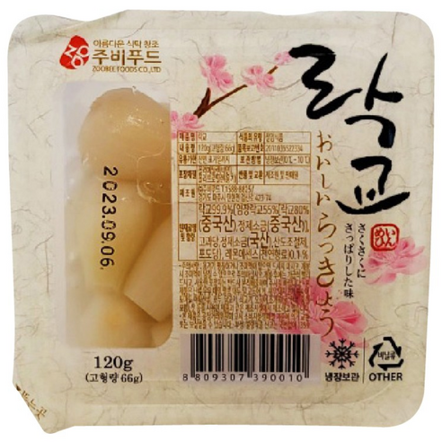 씨푸드몰 락교 오이시 락교 120g