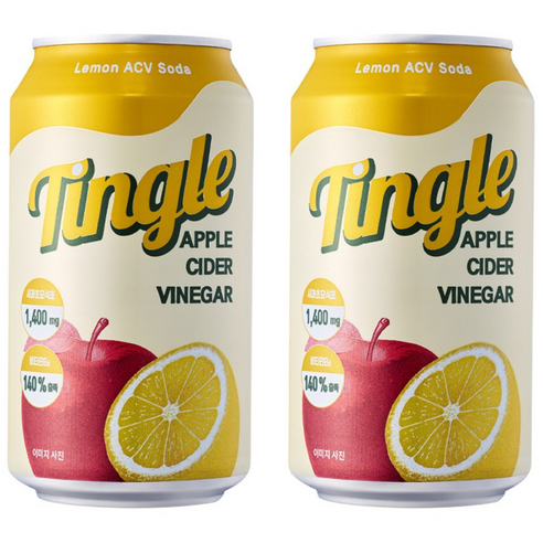 Tingle 레몬애사비소다, 350ml, 48개