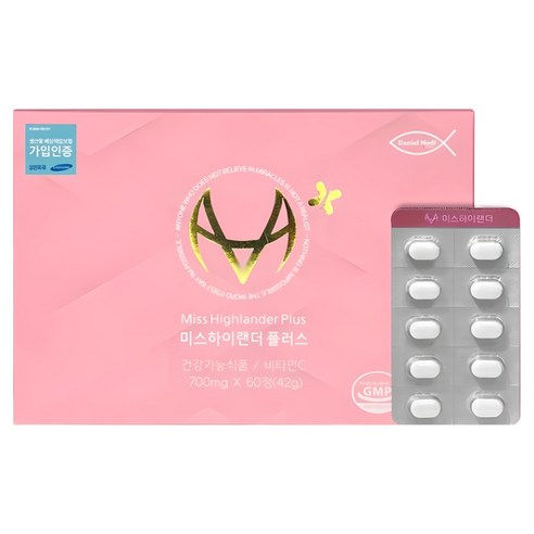 [Green] 정품 미스하이랜더플러스 60정 동안비결 먹는콜라겐