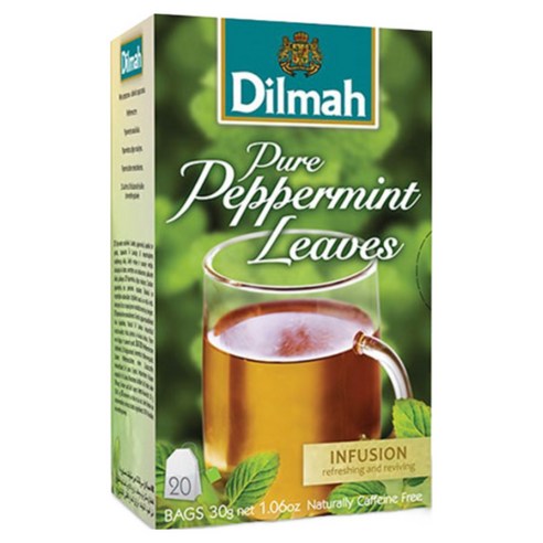 딜마 Dilmah FOIL ENV TBAG Pure PEPPERMINT Leaves (20 x 1.5g)